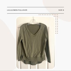 Lululemon Green Pullover